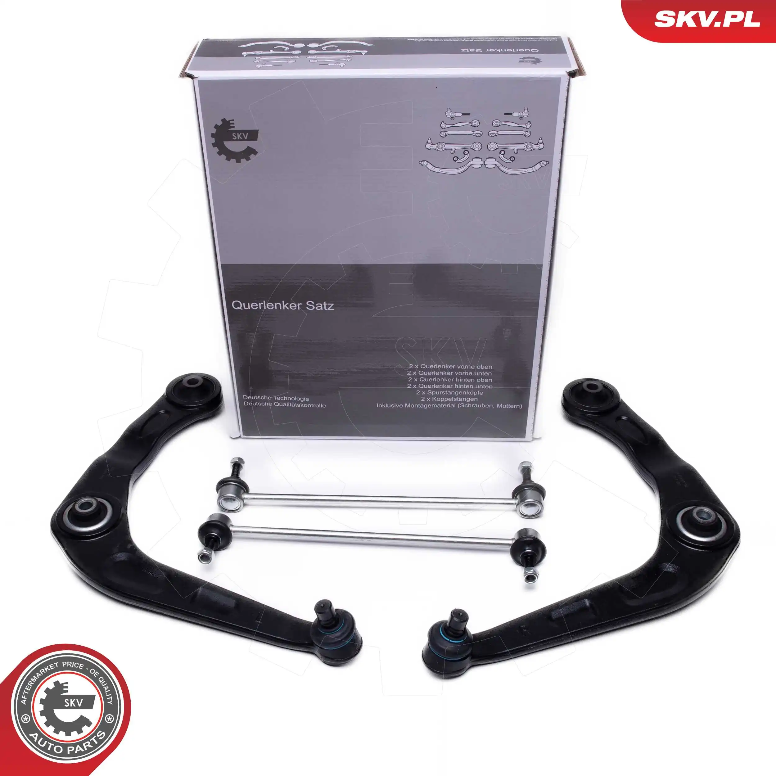 Control/Trailing Arm Kit, wheel suspension